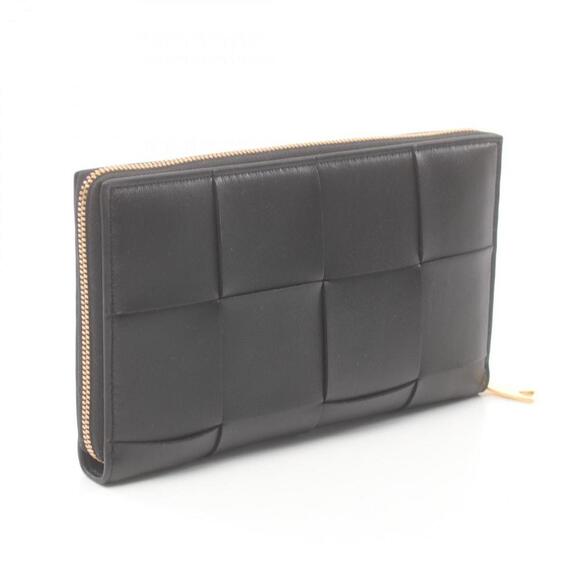 BOTTEGA VENETA Black Leather Intrecciato Wallet - Picture 3 of 5